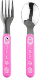 AKUKU A0101 - Rozsdamentes kanál és villa - Rózsaszín (A0101)