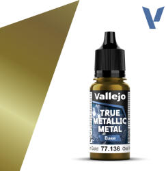 Acrylicos Vallejo VALLEJO TRUE METALLIC 77.136 Zöldmetál akril airbrush festék 18 ml () (577136)