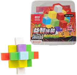  Radírok, 3D logikai puzzle, hasábok, QH-8628 (KNC-986288) - officetrade