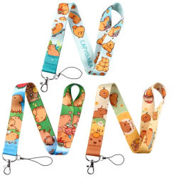  Kapibara kulcstartó, nyakba akasztós, 3 féle változat (KBI-263073) - officetrade