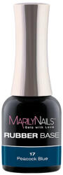 MarilyNails - RUBBER BASE - 17 - Peacock Blue - 7ml - HF