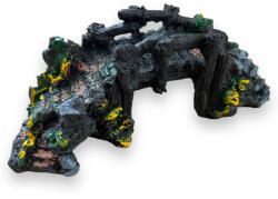 Resun Akváriumi dekoráció PO-028 kis híd 15x6x5cm (RSPO028)