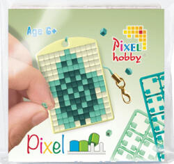 Pixelhobby Pixel kulcstartókészítő szett 1 kulcstartó alaplappal, 3 színnel, teknős (PXL-23114)