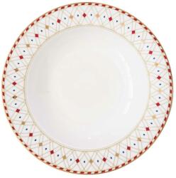 Easy Life Karácsonyi mintás Porcelán mélytányér - Christmas Wonderland