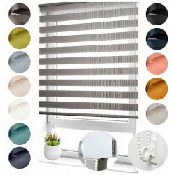 Praskdesign Roló, fali, éjjel-nappal, 157×240cm, méretre szabott (ROLETA DZIEŃ NOC WOLNOWISZĄCA ŚCIENNA)