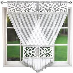  Dekorációs Függöny Panel Áttört 160x120 Fátyol Flitter (55533)