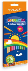 Y-Plus Színes ceruza Y-Plus+ Rainbow 12 db-os klt. hegyezővel (PAP3033-1274)