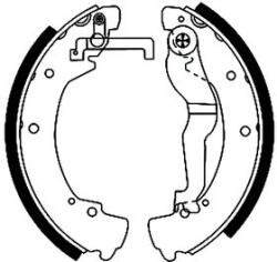 Textar Fékpofák Készlet, VW T4, 56mm