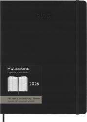 Moleskine heti naptár Pro XL, keményfedeles, 12M, fekete 2026 (8056999274665)