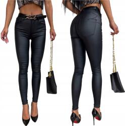 M. Sara A legdivatosabb viaszolt női nadrág M. Sara félmatt bőr Push Up (FB90)