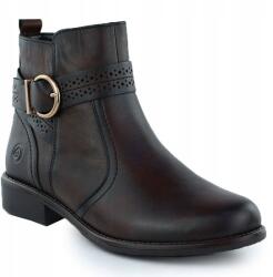 Remonte bőr bakancs, barna, Size 37, bőr, 3cm sarok (D0F81-25)