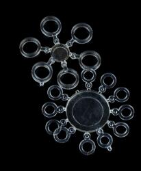  Garda rugalmas gyűrűk pelletekhez, átlátszó, vegyes méretek, 34 db (GAR1176)