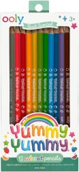 Ooly Creioane colorate parfumate - Yummy Yummy, set de 12 (128-188) - esell Carte de colorat