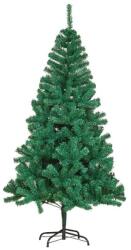  Brad de Craciun artificial cu suport inclus Flippy, 150 cm, 450 Ramuri Varfuri, Suport Clasic, Fara iluminare, utilizat pentru interior/exterior, Verde (136144)