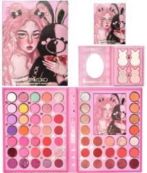  Set farduri 2 in 1 Kevin&Coco, paleta 62 nuante, mini paleta iluminator tip carte, rezistenta ridicata, 22 x 17 cm, 430 g, multicolor (125555)