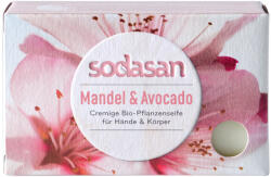  Sapun crema cu migdale si avocado ecologic 100g Sodasan (4019886190022)