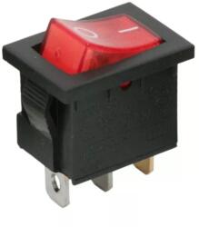  Interupator basculant 1 circuit 3 pini 6.5A 250V OFF-ON rosu (09019PI) - esell