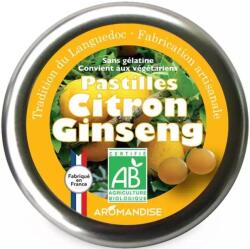  Bomboane artizanale cu lamaie si ginseng bio 45g Aromandise (3560468791294)