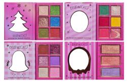  Set 4 Palete de Machiaj Kevin&Coco Christmas Jingle, 21 Culori, Farduri de Pleoape și Iluminator, Ediție Festivă Crăciun, 27.3 x 20.8 x 2.4 cm, Multicolor (126670)