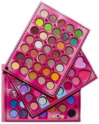  Trusă de Machiaj Kevin&Coco Mean Girl Rose, 97 Culori, Farduri de Pleoape, Iluminator și Blush Cremos, Pigmentare Intensă, Paletă Multifuncțională pentru Ochi și Față, 21 x 15.7 x 2.4 cm, Roz (126689)