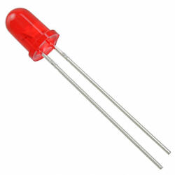  Dioda LED 5mm rosu 3.2VDC 20mA (LED-5mm-rosu-3.2VDC)