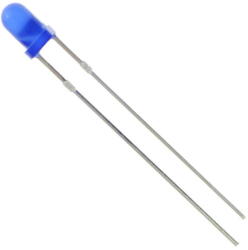  LED 3mm albastru 3.0V-3.2V 20mA 455-465 MCD 500-700 (LED-3mm-albastru-3.0V-3.2V)