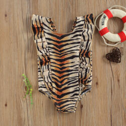 drool Costum de baie Leopard/Peste Drool (Culoare: Maro, Marime: 100) (drl47b2ac7)