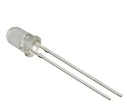 OptoSupply LED 3mm albastru 1560-2180mcd 30° Parte frontala convex 12V OPTOSUPPLY OSB5SA3131A-12V (OSB5SA3131A-12V)