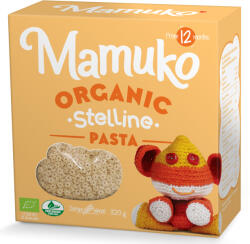  Paste in forma de stelute din grau dur pentru copii bio 12+ luni 320g Mamuko (4779032700986)