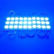 V-TAC Modul 3 LED-uri 12V 1.5W SMD2835 150lm albastru IP67 V-TAC (SKU-5127)
