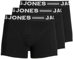 Jack & Jones Slipuri pentru bărbați Logo negru/alb 3Pachet 12081832 (12081832)