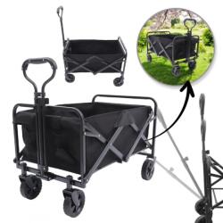  Carucior de gradina pentru transport, pliabil, metalic, negru, JollyMag, AR07CZ, 72x47x68-87cm (ESELL-W-jolly_AR07CZ)