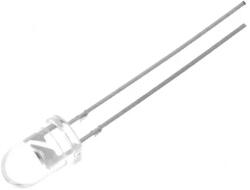OptoSupply LED 5mm ultraviolet ? d 400-410nm 15° 20mA 12÷14mW 3-3.8V -30÷85°C OPTOSUPPLY OSV5DL5111A (OSV5DL5111A)