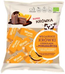  Caramele - aroma ciocolata cu portocale bio 150g Super Fudgio (5907713374990)