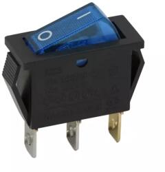  Interupator basculant 3 pini 1 circuit 10A OFF-ON albastru cu retinere (09050KE) - esell
