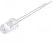OptoSupply LED 5mm albastru 1560-2180mcd 30 grade 10-15mA 12V OPTOSUPPLY OSB5SA5A31A-12V (OSB5SA5A31A-12V)