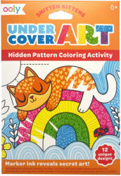 Ooly Set de colorat cu modele secrete Undercover Art - Pisicute (161-117) - esell Carte de colorat