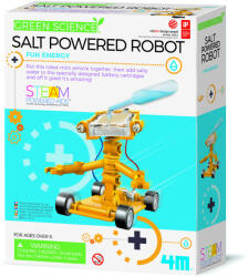 4M Kit constructie Robot alimentat cu sare, Stiinta Verde - Green Science (4M-03353) - esell
