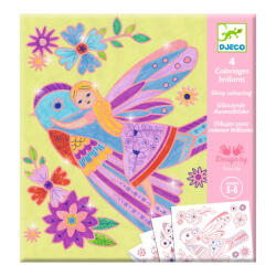 DJECO Planse de colorat Fapturi inaripate, Djeco Carte de colorat