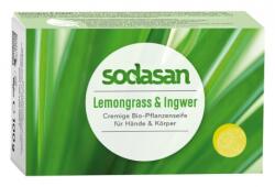  Sapun crema cu lemongrass si ghimbir ecologic 100g Sodasan (4019886190060)