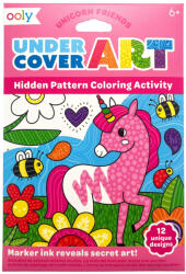 Ooly Set de colorat cu modele secrete Undercover Art - Unicorni (161-116) - esell Carte de colorat