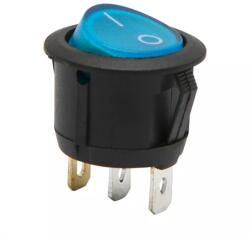  Interupator basculant 1 circuit 3 pini ON-OFF 6A-250V albastru (09085BL) - esell