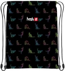 HASH Kitty Smile cipőtartó táska, fekete, iskolába, óvodába, kiránduláshoz (507023036)