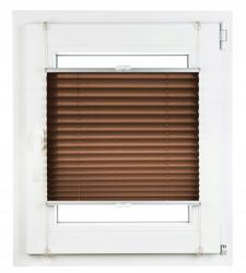 Praskdesign Pliszírozott redőny, 42×150cm, non-invazív, poliészter, fúrás nélkül (ROLETA PLISOWANA NA WYMIAR)