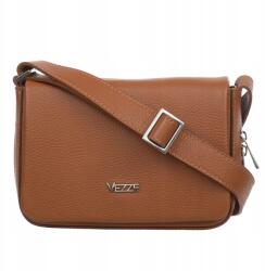 Vezze Vacanza Kis Bőr Kézitáska, barna, Size kicsi, 1 rekesz, 1 zseb (VEZ054-RUD)