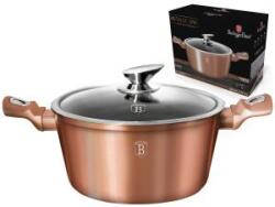 Berlinger Haus Magas lábas üvegfedővel 20 cm márvány bevonattal Rose Gold Collection BH/1514N (BH 1514N)