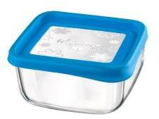 Bormioli Rocco Ételtároló doboz 15 cm üveg szögletes Frigo Fun 119799 Kifutó termék! (119799)