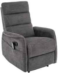 SIGNAL MEBLE Solon M Brego dönthető masszázsfotel sötét szürke 18