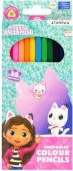 Starpak Creioane de colorat, Starpak, Gabbys Dollhouse, 12 buc