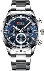 Curren Часовник curren lu-6223 - Сребрист / Син kp6223 Часовници